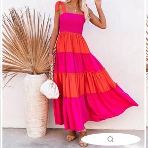 VICI Tiered Maxi Dress
